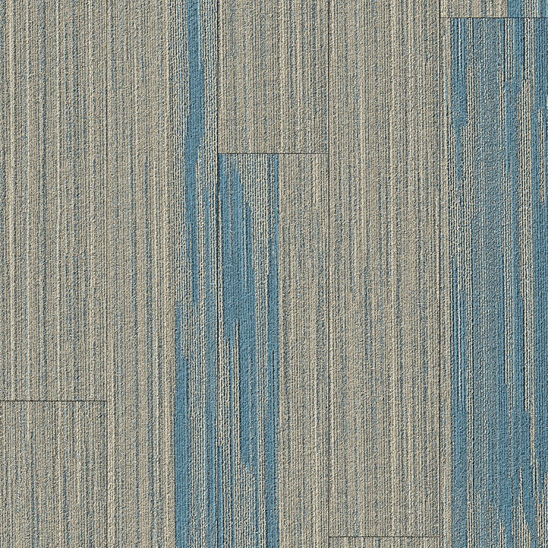 Grey-Blue Linear Stripe Carpet Texture ABA Click Vinyl tabulatum Tabulatum